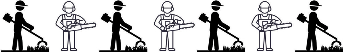 B20 Chainsaw Chaps Pictogram